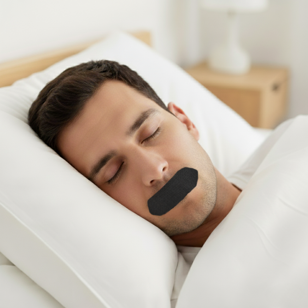 ™Mouther - חבילת 30 רצועות לפה למניעת נחירות